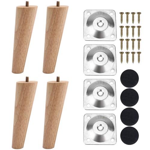 4pcs wooden furniture tapered - 4pcs,