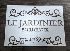 A4 Jardinier Bordeaux Art