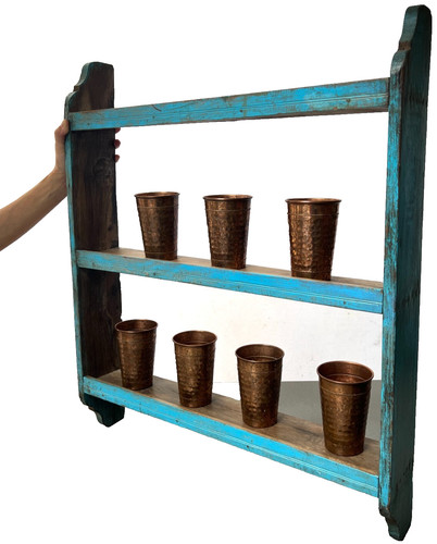 Vintage indian shelving - vintage, unit