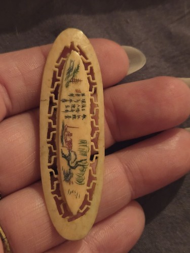 Vintage chinese carved ivory - vintage,