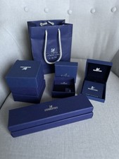 Swarovski 1 Empty gift bag,2 Square boxes, 1 Bracelet box & 4 Outer Sleeve Box’s