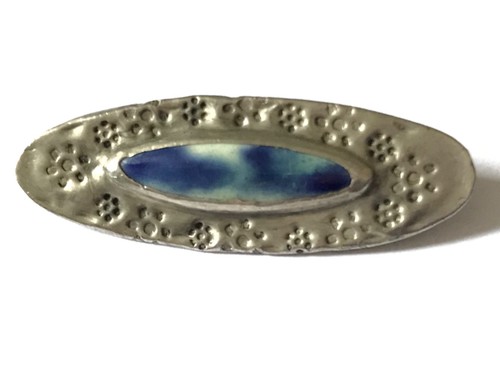Vintage ruskin blue pottery - ruskin,