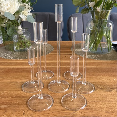 Glass candelabras modern - 7x,