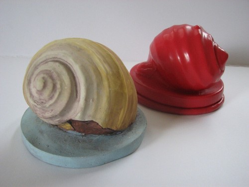 Z7164 seashell rubber latex - seashell,
