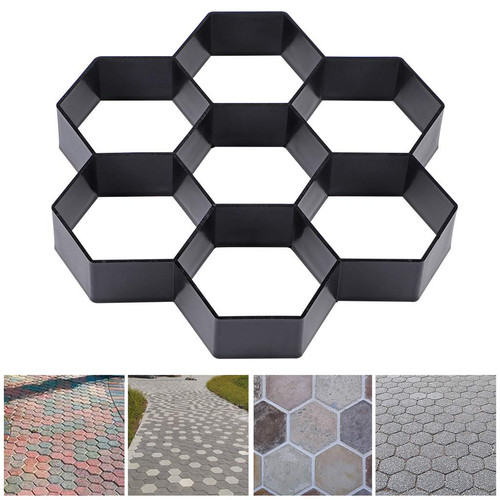 Hexagon pavement mold concrete - hexagon,