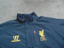 Men's Liverpool FC Warrior Full Zip Mesh Lined Black Training Jacket Size UK S