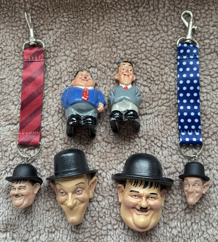 Laurel hardy keychain set - hardy,