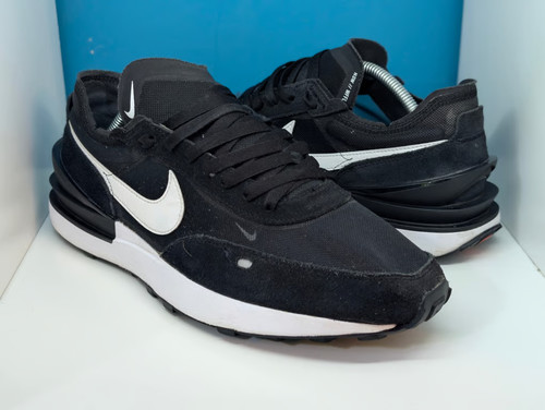Nike waffle one black white - one,