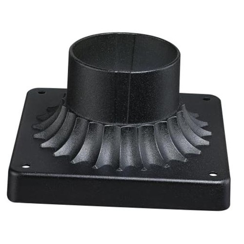 Black pier mount - black,