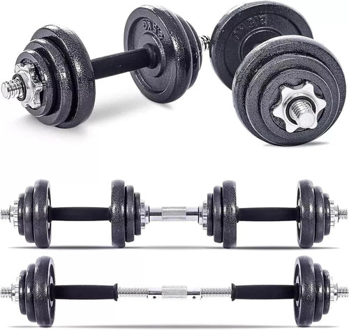 50kg dumbbells set cast - dumbbells, iron