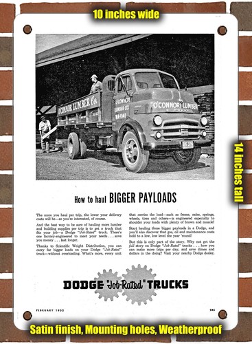 Metal sign 1952 - metal, dodge