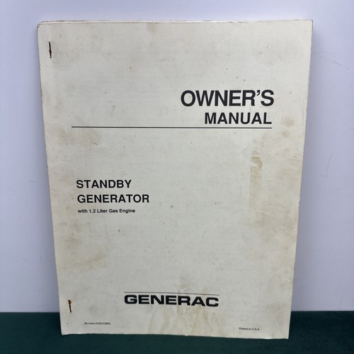 1989 generac standby generator - 1989,