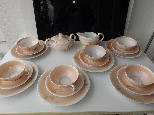 Art deco tea service coffee - art,