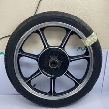 Front wheel rim with tire