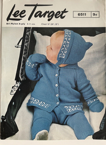 Baby pram set knitting pattern - pram,