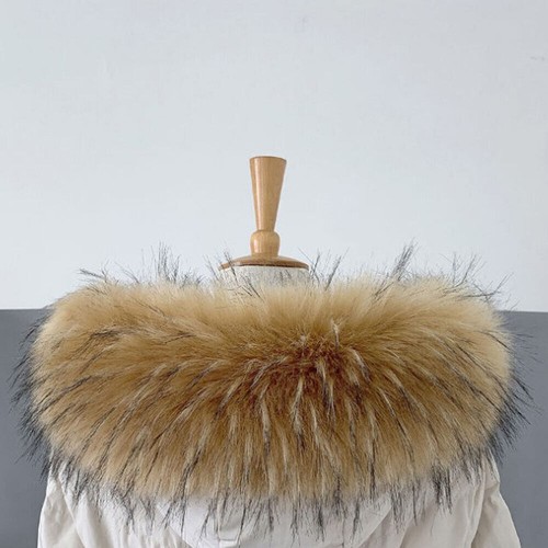 Detachable faux fur hood trim - detachable,