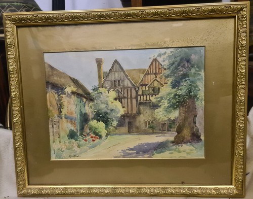 Antique art watercolour - art,