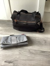 Storksak black Stevie Scuba Bag With Changing Mat