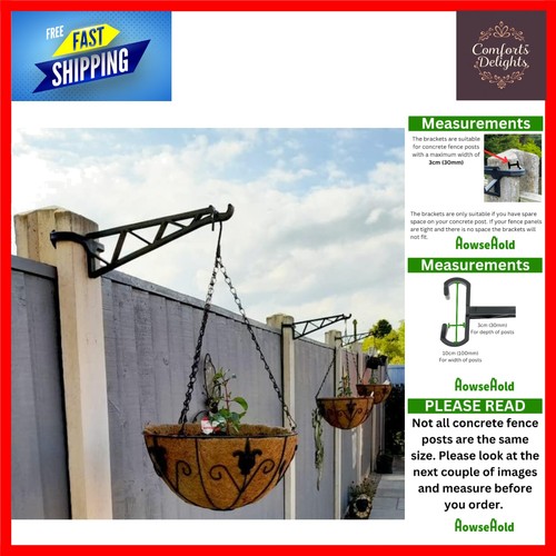 Elegant black hanging basket - black,