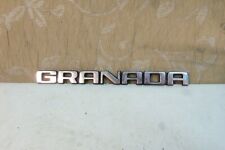 ONE NOS GENUINE FORD GRANADA  MK1 MK2 NAME BOOT EMBLEM REAR BADGE 