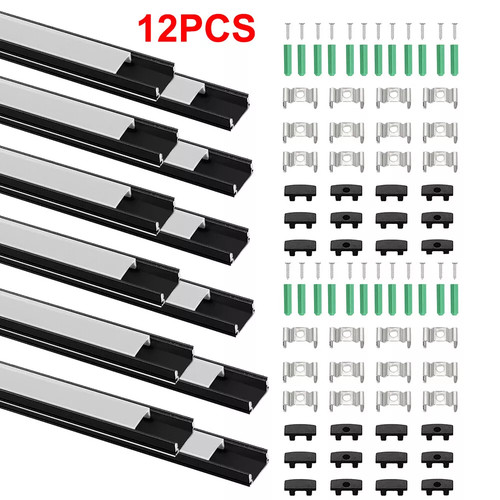 12pack led aluminium channel - led,
