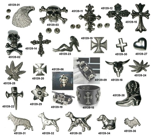 Metal studs nailheads rivets - studs,
