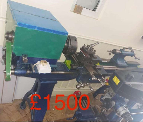 Lathe machine good working - lathe,