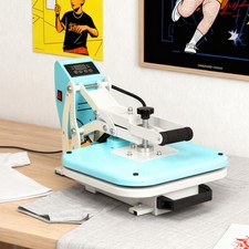 Heat Press Machine for T Shirts 15" x 15" Portable HTV Vinyl Printer Sublimation