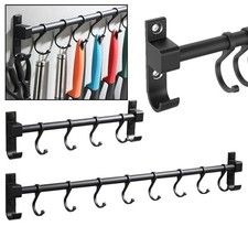 4/6/8 Hooks Hanger Shelf Wall