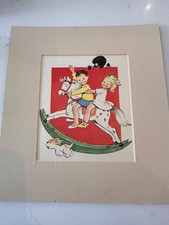 Rare victorian print children