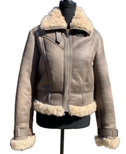 Medium bershka faux shearling - faux,