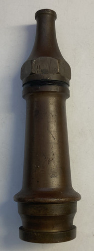 Wwii brass fire hose nozzle - wwii,