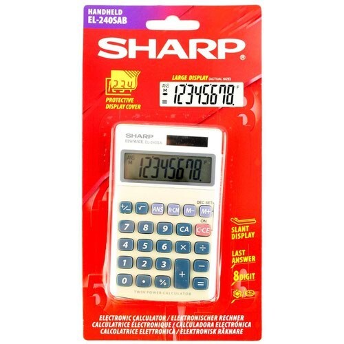 Sharp 240sab calculator - el-240sab,