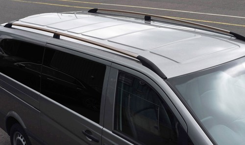 Bronze roof rack rails side - rails,