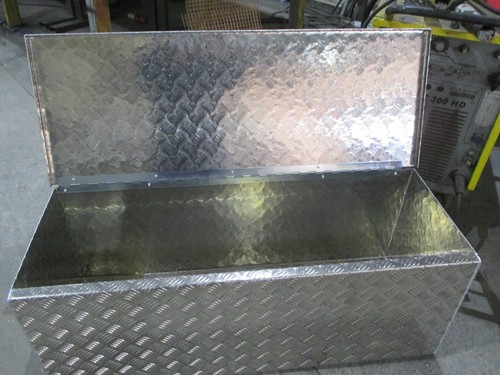 Aluminium chequer plate - chequer, tool