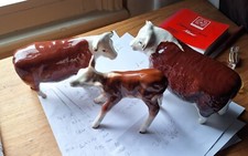 BESWICK HEREFORD BULL COW &