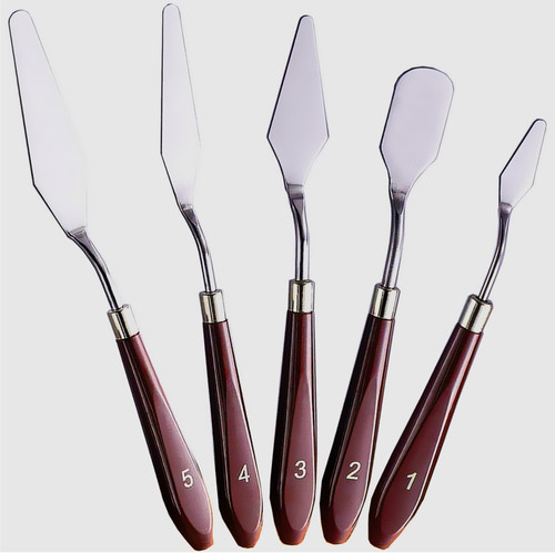 Piece palette knife set - knife,