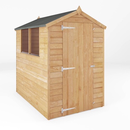 6x4 wooden garden sheds single - 6x4,