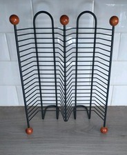 Black Metal CD Storage Tower