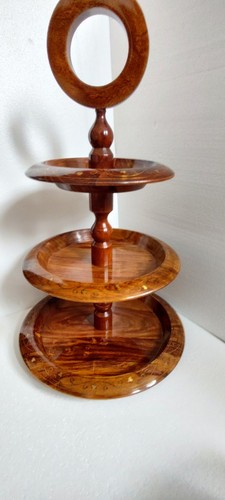 Tier wooden cupcake - , stand