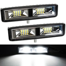 2PCS LED Work Light Bar Flood