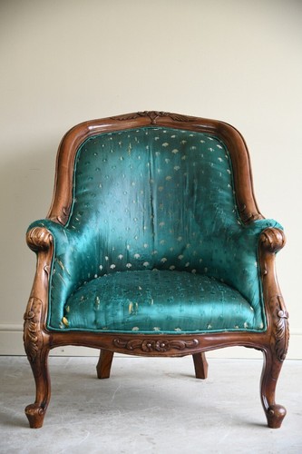 Upholstered french style chair - french,