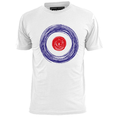Mens target scribble - scribble, mod