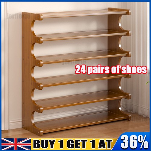 Tiers bamboo shoe rack - 6,