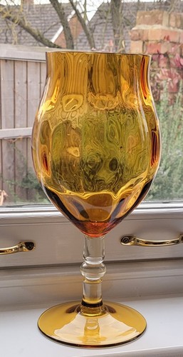 Large vintage mcm amber - vintage,