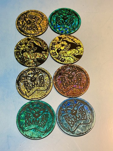 Lot plastic pog slammers - lot, 8