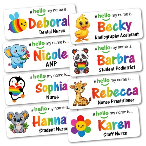 Hello name badge - my,
