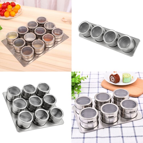 Magnetic spice jars pot - pot, herb