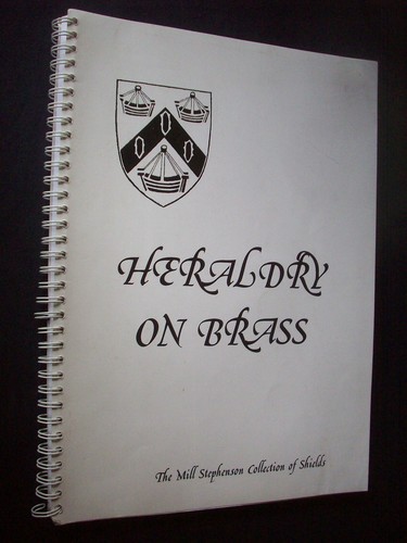 Heraldry brass book - on,