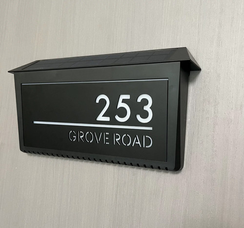 House number plaque - house,